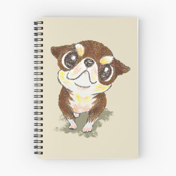 Item preview, Chihuahua puppy drawn with oil pastels designed and sold by Toru Sanogawa.