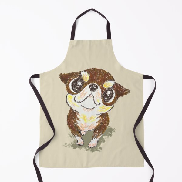 Item preview, Chihuahua puppy drawn with oil pastels designed and sold by Toru Sanogawa.