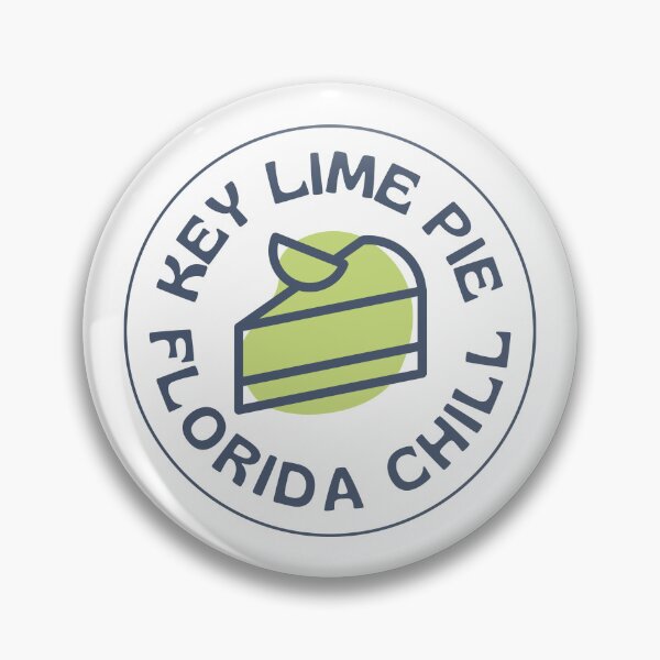 Item preview, Key Lime Pie Florida Chill Badge Logo Funny Florida Foodie designed and sold by HYPNK.