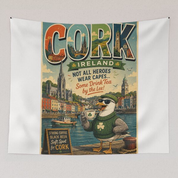 Item preview, Cork River Lee Historic Harbour Ireland designed and sold by Places On Earth.