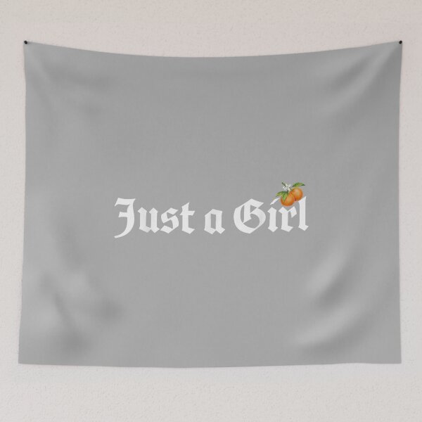 Item preview, Just A Girl Gothic Blackletter Typography Design for Woman designed and sold by ArleneRowe.