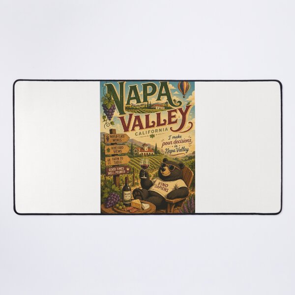 Item preview, Napa Valley California Wine Country Vineyards designed and sold by Places On Earth.