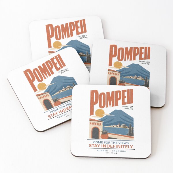 Item preview, Pompeii Tourism Board – Funny Ancient Rome Vintage Travel Design designed and sold by HROC.