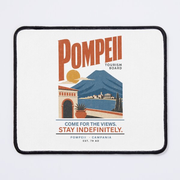 Item preview, Pompeii Tourism Board – Funny Ancient Rome Vintage Travel Design designed and sold by HROC.