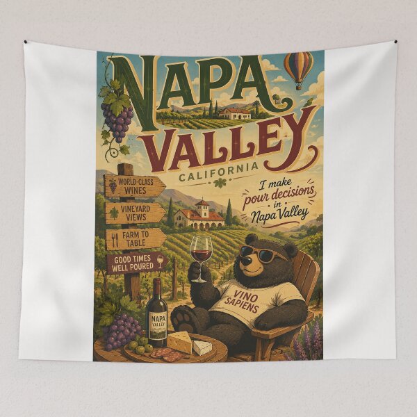 Item preview, Napa Valley California Wine Country Vineyards designed and sold by Places On Earth.