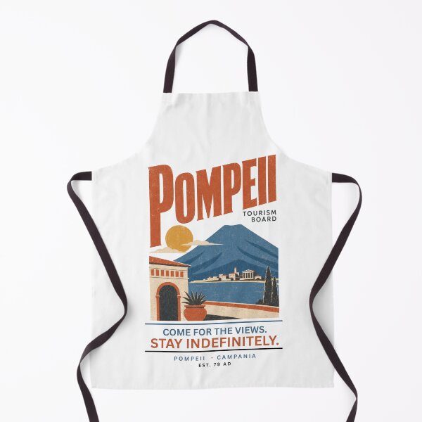 Item preview, Pompeii Tourism Board – Funny Ancient Rome Vintage Travel Design designed and sold by HROC.