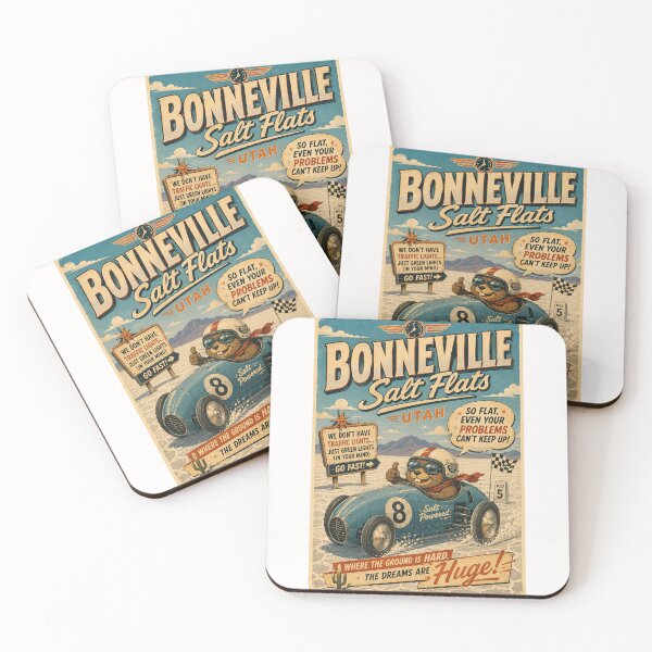 Item preview, Bonneville Salt Flats Great Salt Desert Utah designed and sold by Places On Earth.
