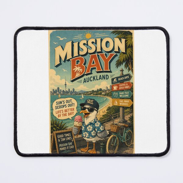 Item preview, Mission Bay Auckland Waterfront New Zealand designed and sold by Places On Earth.