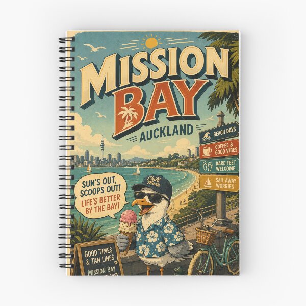 Item preview, Mission Bay Auckland Waterfront New Zealand designed and sold by Places On Earth.