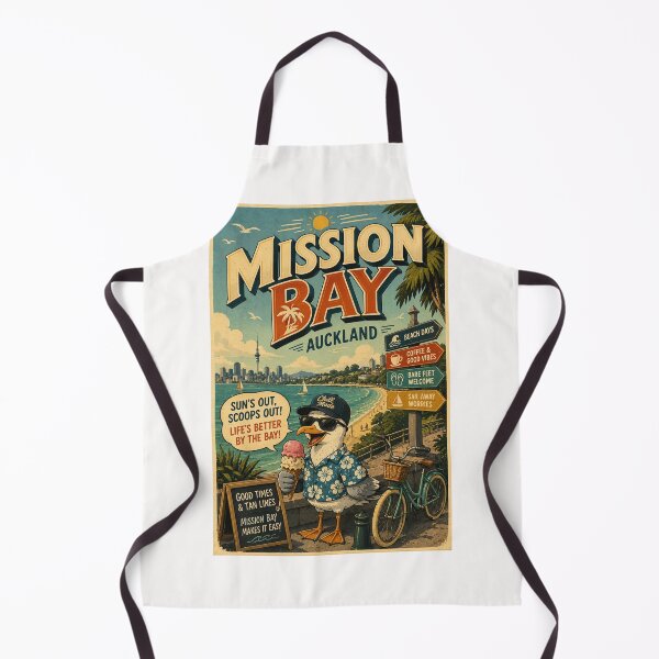 Item preview, Mission Bay Auckland Waterfront New Zealand designed and sold by Places On Earth.