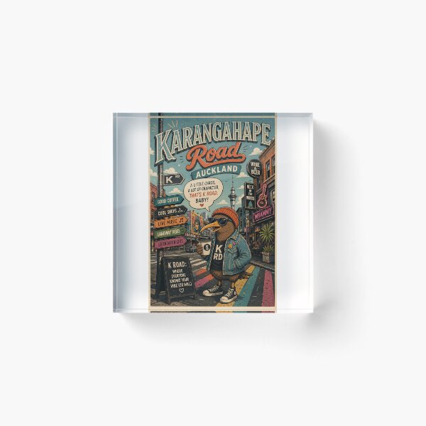 Item preview, Karangahape Road Auckland City Cultural District designed and sold by Places On Earth.
