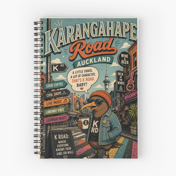 Item preview, Karangahape Road Auckland City Cultural District designed and sold by Places On Earth.