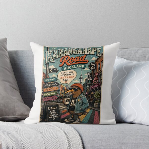 Item preview, Karangahape Road Auckland City Cultural District designed and sold by Places On Earth.