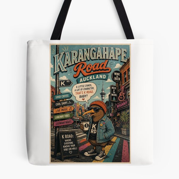 Item preview, Karangahape Road Auckland City Cultural District designed and sold by Places On Earth.