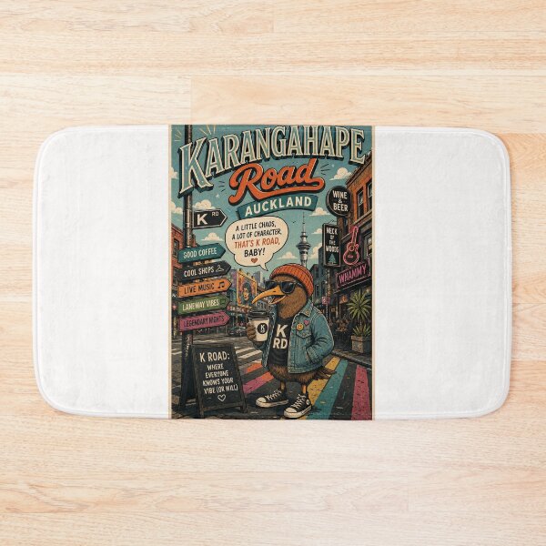 Item preview, Karangahape Road Auckland City Cultural District designed and sold by Places On Earth.