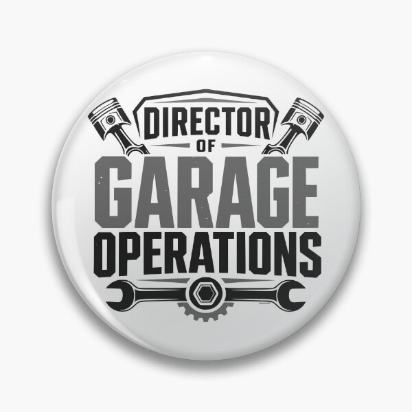 Item preview, Garage Operations Director – Wrench & Pistons Emblem designed and sold by Automotive Art by Greg.