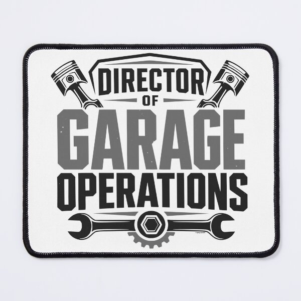 Item preview, Garage Operations Director – Wrench & Pistons Emblem designed and sold by Automotive Art by Greg.