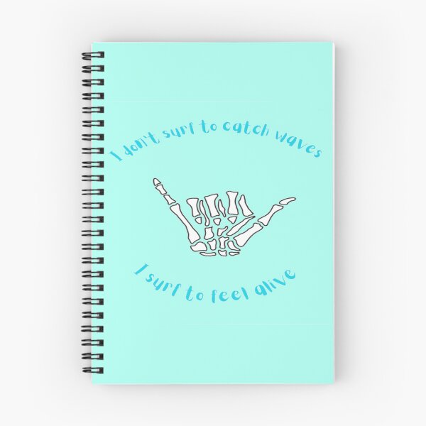 Item preview, I Surf to Feel Alive Skeleton Shaka  designed and sold by SurferLife.