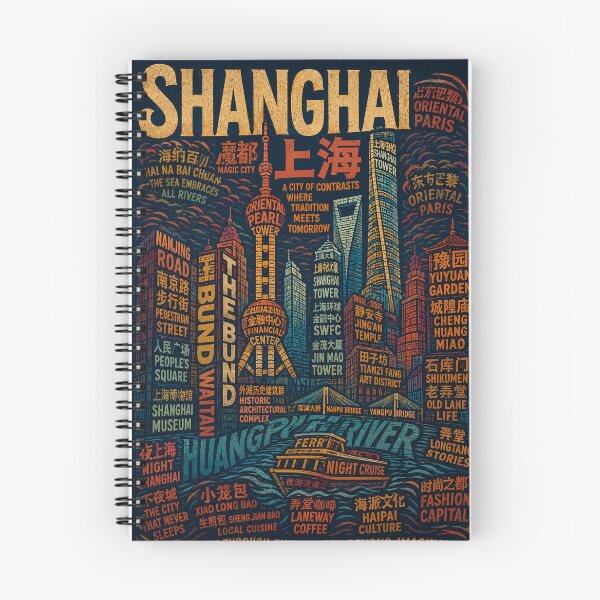 Item preview, Shanghai Bund Skyline Huangpu River and Oriental Pearl China designed and sold by Places On Earth.