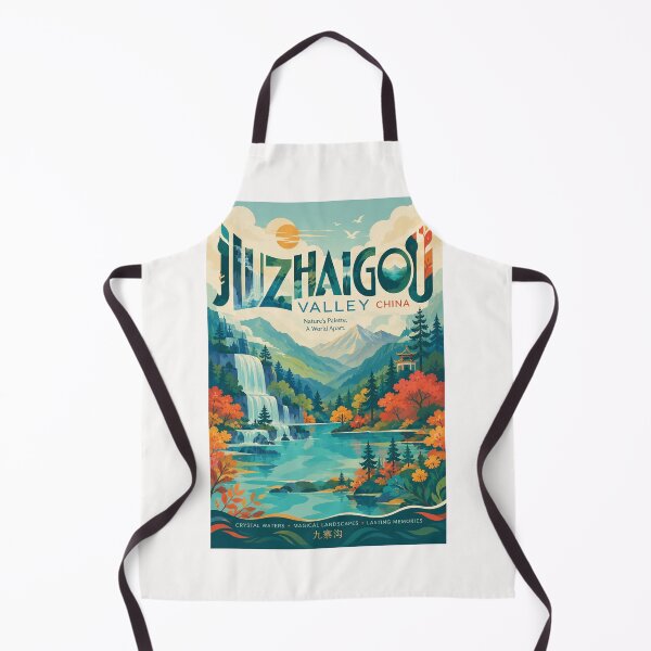 Item preview, Jiuzhaigou Valley Sichuan China Waterfalls and Mountain Lakes designed and sold by Places On Earth.