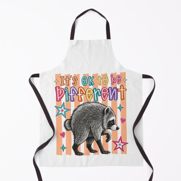 Item preview, Its Ok To Be Different Striped Preppy Jimothy Raccoon designed and sold by jackelmbradyt.