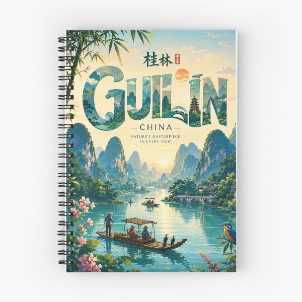 Item preview, Guilin Li River Karst Mountains Guangxi China Scenic Landscape designed and sold by Places On Earth.