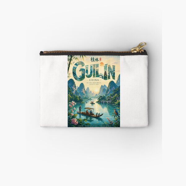 Item preview, Guilin Li River Karst Mountains Guangxi China Scenic Landscape designed and sold by Places On Earth.