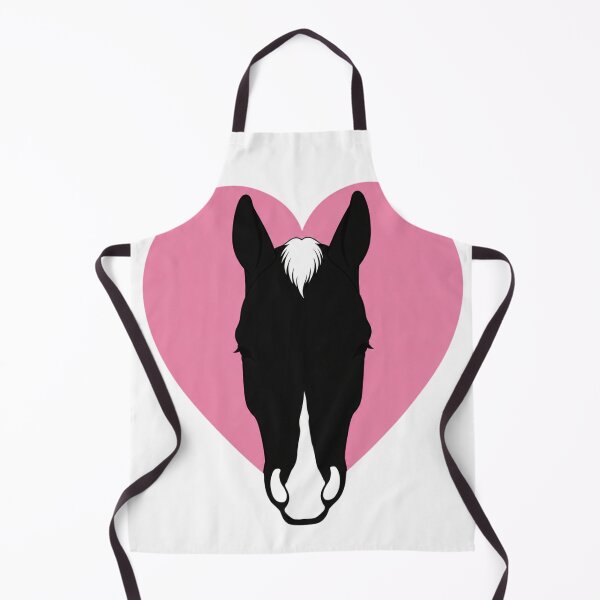 Item preview,  Minimalist Horse Heart Silhouette | Snip with White Muzzle Marking | Equestrian Line Art designed and sold by RealEqEdit.