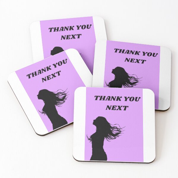 Item preview, Thank You Next Minimal Silhouette Art designed and sold by prosperity111.