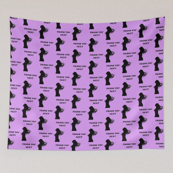Item preview, Thank You Next Minimal Silhouette Art designed and sold by prosperity111.