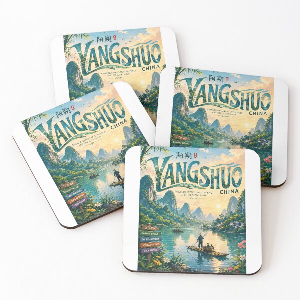 Item preview, Yangshuo Li River Guangxi China Karst Mountain Adventure designed and sold by Aryabek.