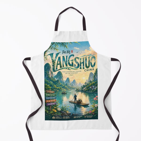 Item preview, Yangshuo Li River Guangxi China Karst Mountain Adventure designed and sold by Aryabek.