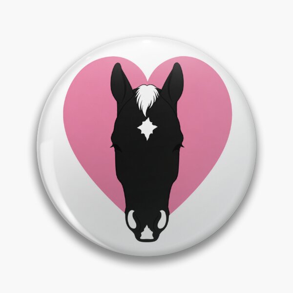 Item preview,  Minimalist Horse Heart Silhouette | Star and Snip Marking | Equestrian Line Art designed and sold by RealEqEdit.