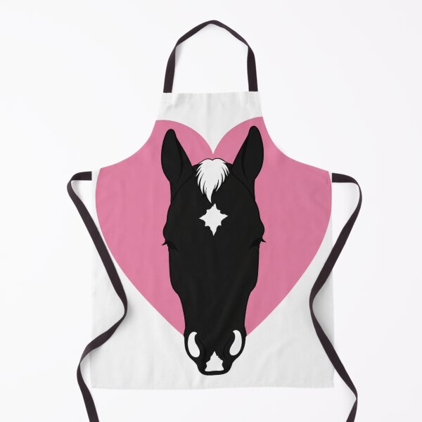 Item preview, Minimalist Horse Heart Silhouette | Star and Snip Marking | Equestrian Line Art designed and sold by RealEqEdit.