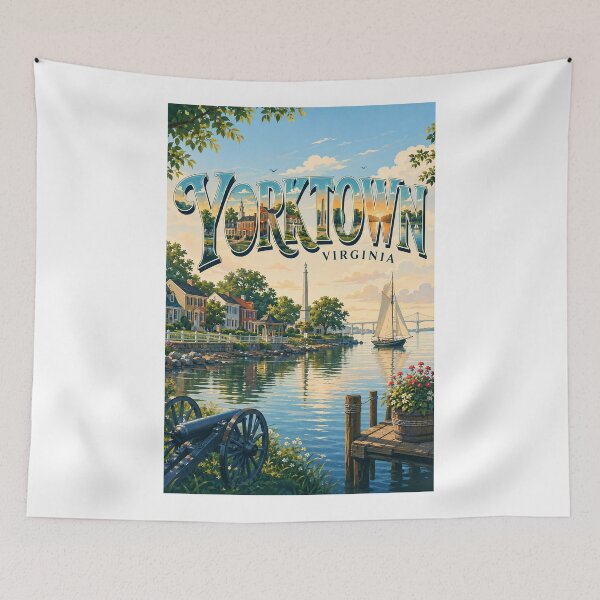 Item preview, Yorktown Virginia Historic Waterfront Chesapeake Bay Heritage designed and sold by Aryabek.