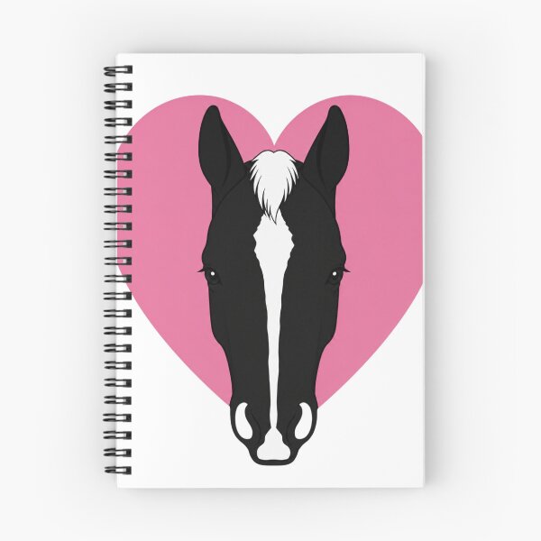 Item preview,  Minimalist Horse Heart Silhouette | Stripe with Snip Marking | Equestrian Line Art designed and sold by RealEqEdit.