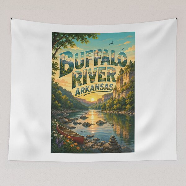 Item preview, Buffalo National River Arkansas Ozark Scenic Waterway designed and sold by Aryabek.