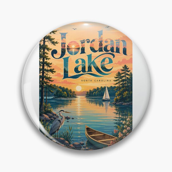 Item preview, Jordan Lake North Carolina Sunset and Piedmont Waterway designed and sold by Aryabek.