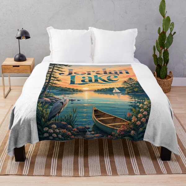 Item preview, Jordan Lake North Carolina Sunset and Piedmont Waterway designed and sold by Aryabek.