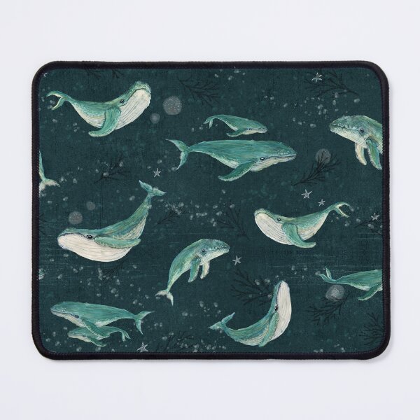 Item preview, Goodnight Little Whale - Mother and Baby Whale Pattern designed and sold by Katherine Quinn Illustration.