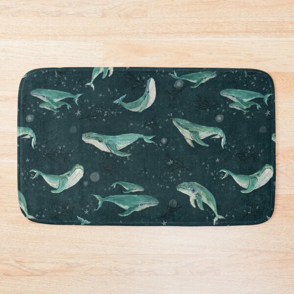 Item preview, Goodnight Little Whale - Mother and Baby Whale Pattern designed and sold by Katherine Quinn Illustration.