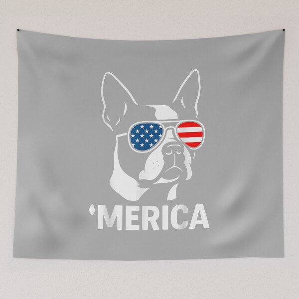Item preview, Merica Boston Terrier designed and sold by ArleneRowe.