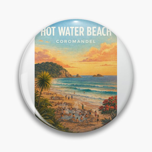 Item preview, Hot Water Beach Coromandel Peninsula Geothermal Coast New Zealand designed and sold by Aryabek.