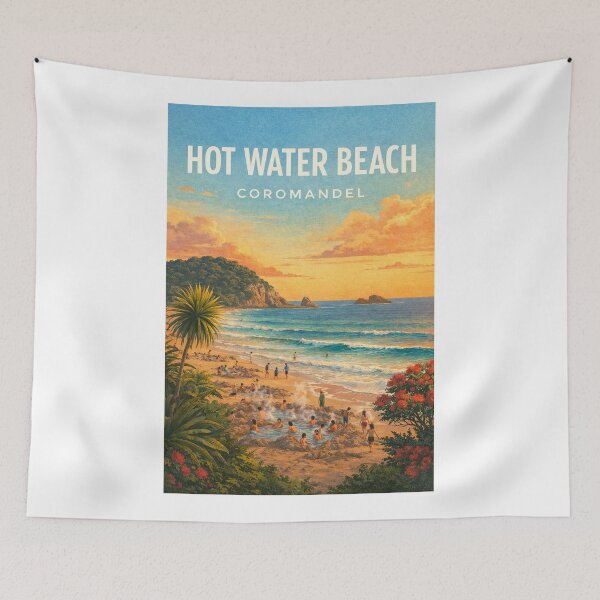 Item preview, Hot Water Beach Coromandel Peninsula Geothermal Coast New Zealand designed and sold by Aryabek.