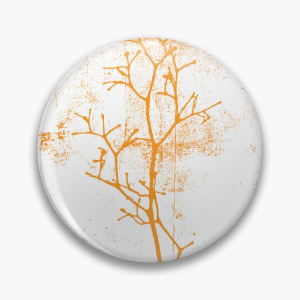 Item preview, Mustard Minimalist Bare Tree Wall Art | Rustic Botanical Silhouette Print | Nature Decor | Abstract Woodland Artwork designed and sold by SWSandraWechner.