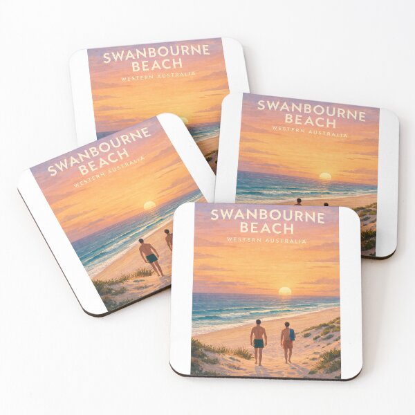 Item preview, Swanbourne Beach Sunset Indian Ocean Perth Western Australia Coastline designed and sold by Aryabek.