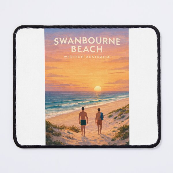 Item preview, Swanbourne Beach Sunset Indian Ocean Perth Western Australia Coastline designed and sold by Aryabek.