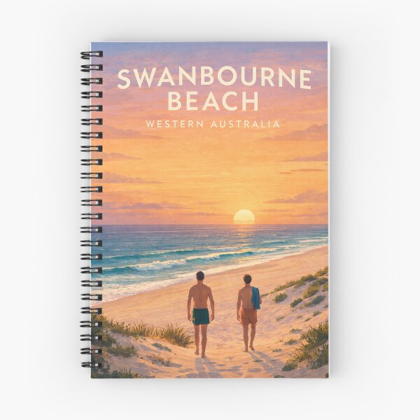 Item preview, Swanbourne Beach Sunset Indian Ocean Perth Western Australia Coastline designed and sold by Aryabek.