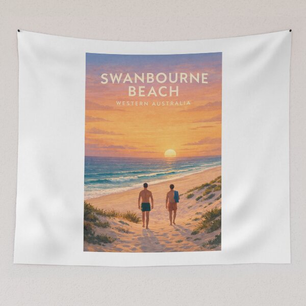 Item preview, Swanbourne Beach Sunset Indian Ocean Perth Western Australia Coastline designed and sold by Aryabek.
