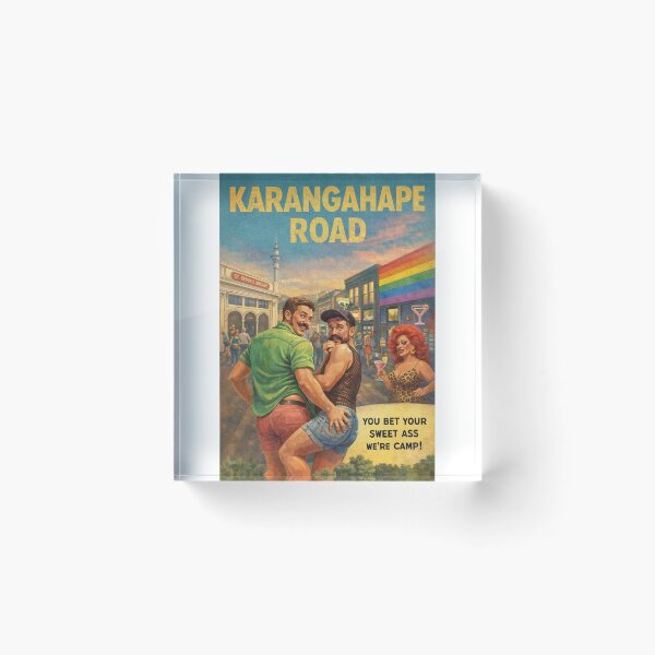 Item preview, Karangahape Road Auckland New Zealand Rainbow District Streetscape designed and sold by Aryabek.